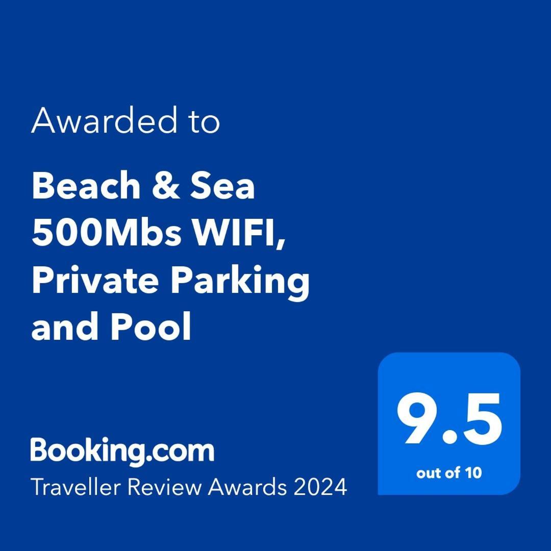 Beach & Sea Apt, Fast Wifi, Airco, Private Parking And Pool ปอร์ติเมา ภายนอก รูปภาพ